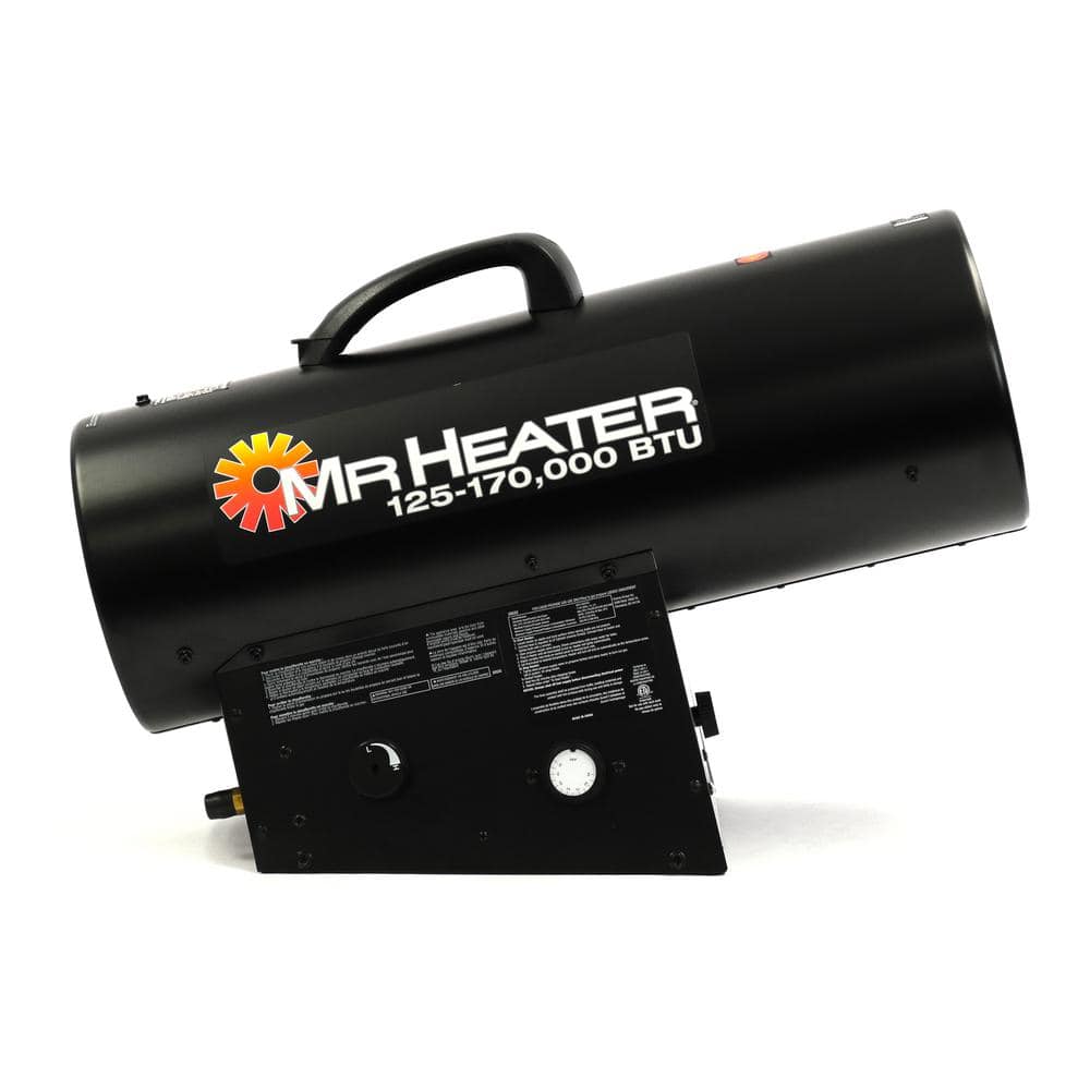 Mr. Heater 170,000 BTU Forced Air Propane Space Heater with Quiet Burner  Technology MH170QFAV The Home Depot