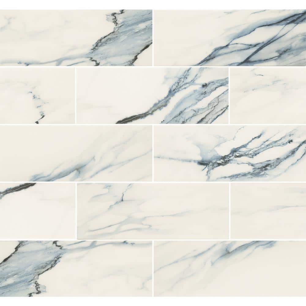 MSI Adella White Bullnose 3 in. x 18 in. Matte Porcelain Wall Tile (10 sq.  ft./Case) NADEWHI3X18BN-R - The Home Depot