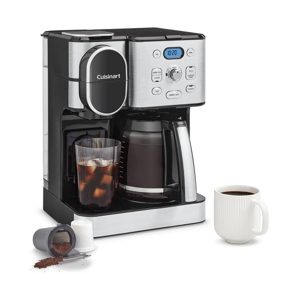 Cuisinart 12-Cup Black and Silver Coffee and Tea Brewer