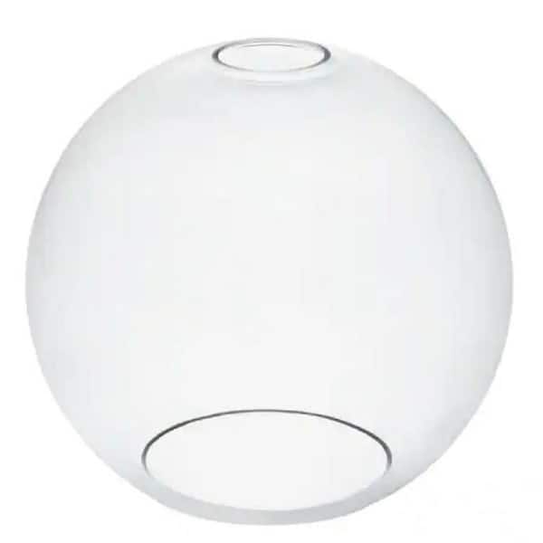PRIVATE BRAND UNBRANDED 2-1 in./4 in. SM Clear Glass Globe Sh