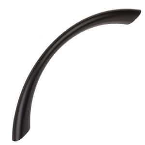 3-3/4 in. Center-to-Center Matte Black Small Loop Cabinet Pulls (10-Pack)