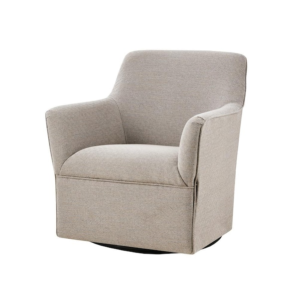 Caddy Grey/Taupe Swivel Glider Armchair