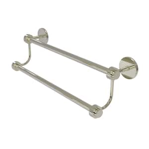 Satellite Orbit Two 18 in. Wall Mounted Double Towel Bar in Polished Nickel