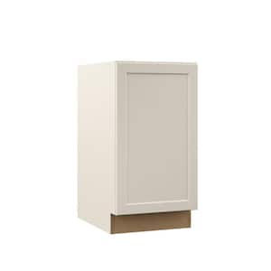 Designer Series Melvern 18 in. W x 24 in. D x 34.5 in. H Assembled Shaker Full Height Base Kitchen Cabinet in Cloud