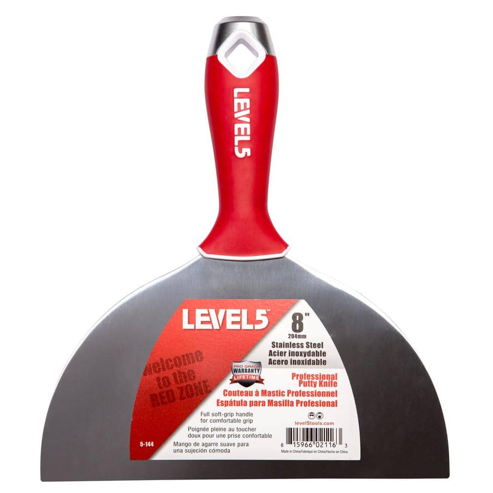 10 in. Stainless Steel Putty Joint Knife with Hammerend