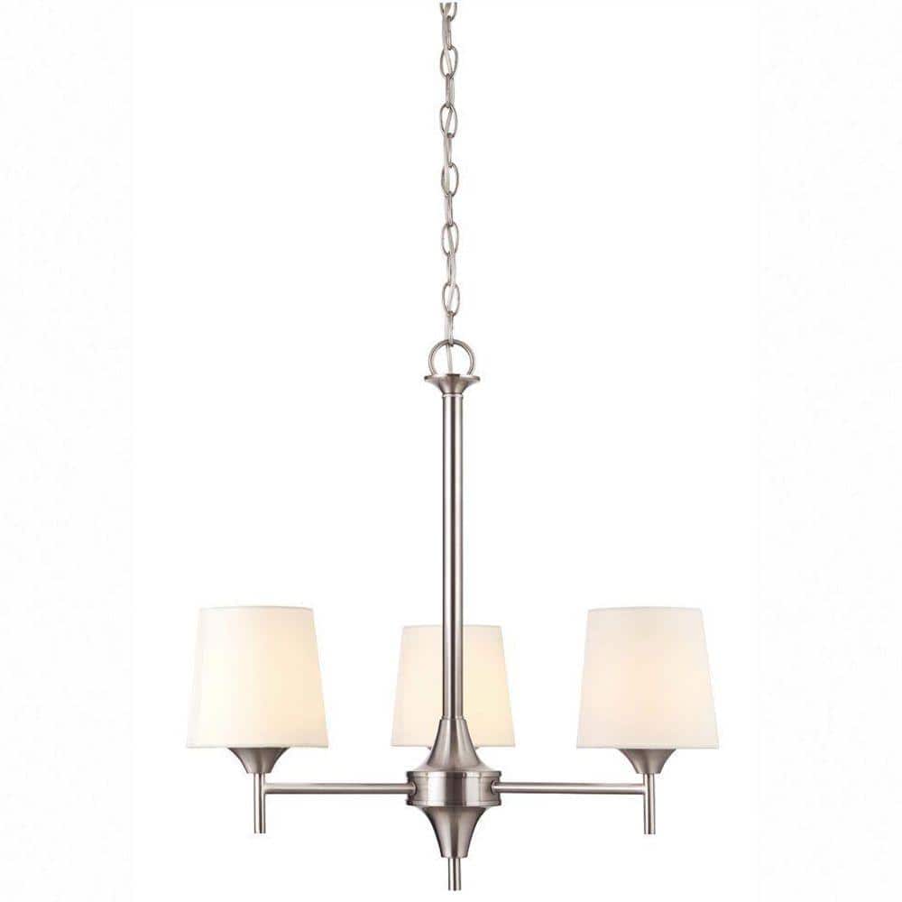 Westinghouse Parker Mews 3Light Brushed Nickel Chandelier 6225500
