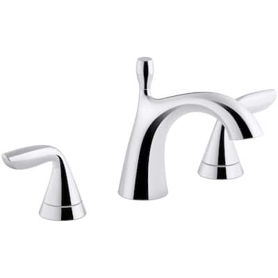 Willamette 8 in. Widespread 2-Handle Low Flow Bathroom Faucet in Polished Chrome