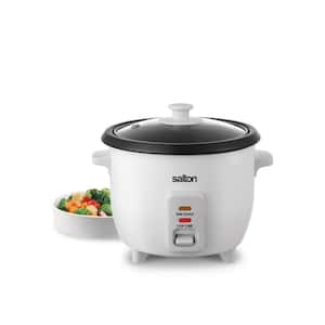 Automatic 6-Cup Rice Cooker - White