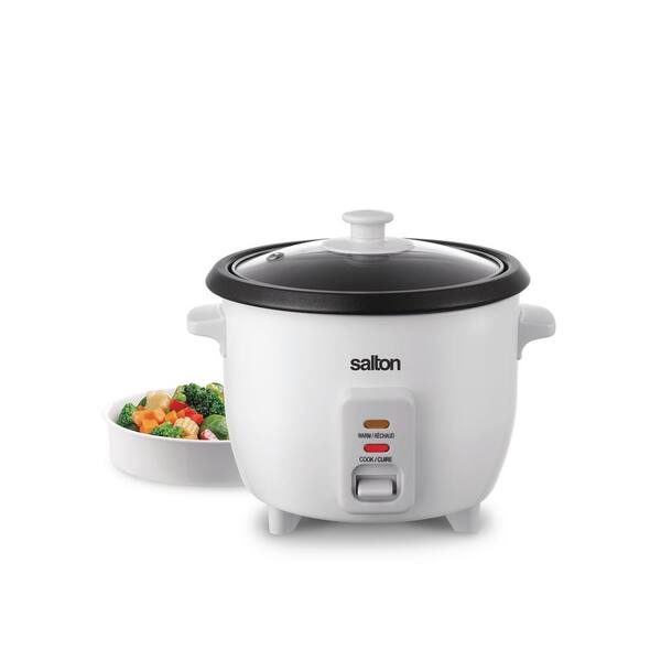 Salton Automatic 6-Cup Rice Cooker - White