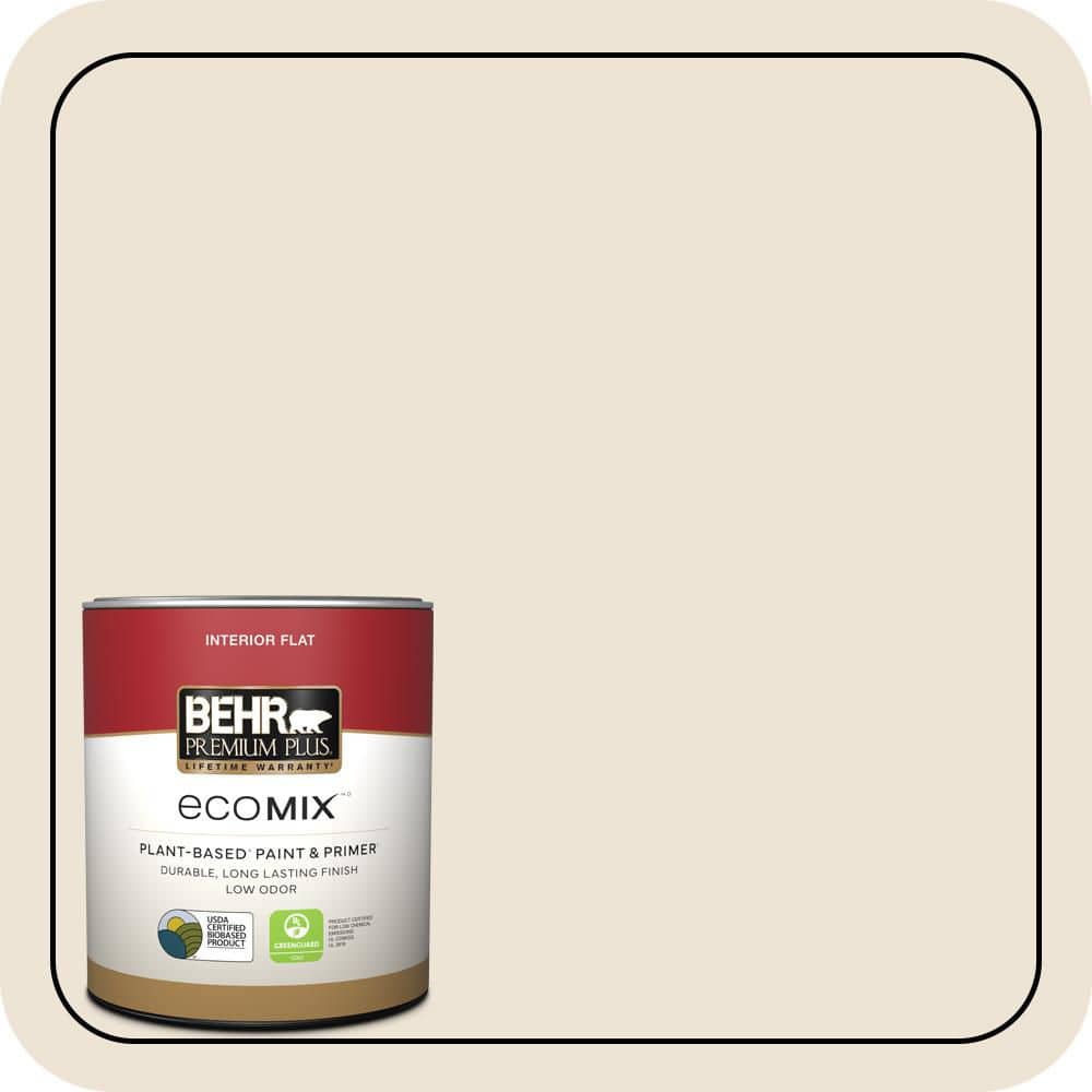 1 qt. #QE-09 Pavillion Flat EcoMix Plant-Based Interior Paint & Primer price history on PriceWatchPro