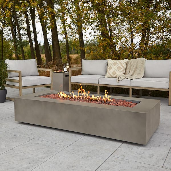 Fire Table With Ng Conversion Kit, Modern Fire Pit Propane