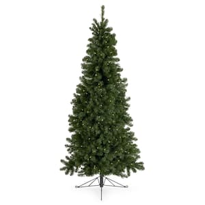 7 ft. Green Pre-Lit LED Pine Classic Artificial Christmas Tree with 150 Lights