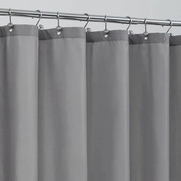 Aoibox 48 in. W x 72 in. L Waterproof Fabric Shower Curtain in Grey