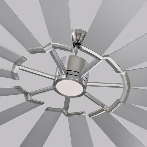 Monte Carlo Prairie 72 In Led Indoor, 72 Windmill Ceiling Fan With Light
