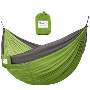 10 ft. Nylon Outdoor Camping Hammock Parachute in Storm and Apple