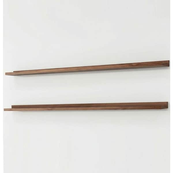 Niche 56 in. W x 9 in. D Maple Wood Decorative Wall Shelf NI5209PL