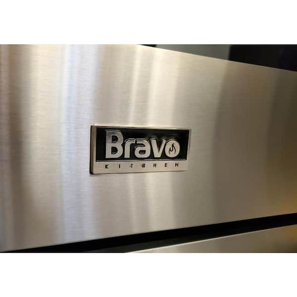 Bravo KITCHEN 24 in. 4-Element Electric Range with Broil, Pizza and  Convection in Stainless Steel BV241RE - The Home Depot