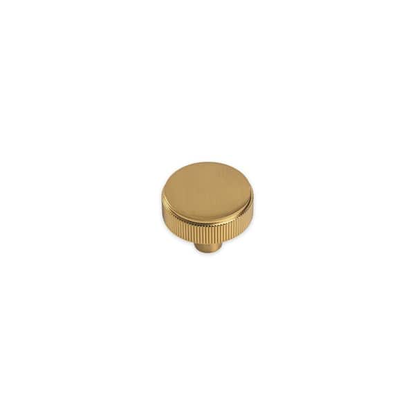 Alton 1-3/16 in. (30mm) Brushed Gold Cabinet Round Knob