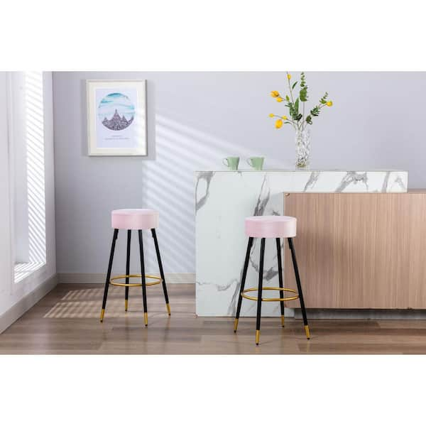 peach bar stools