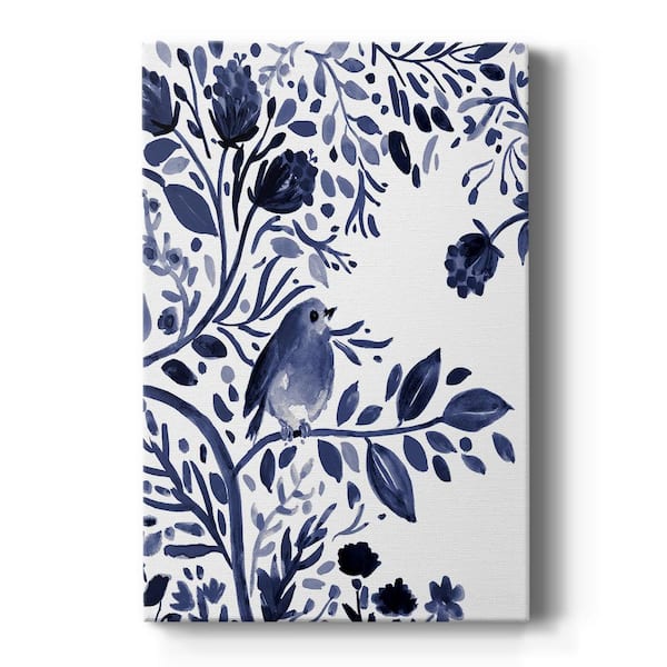 Wexford Home Indigo Song I by Wexford Homes Unframed Giclee Home Art Print 48 in. x 32 in.