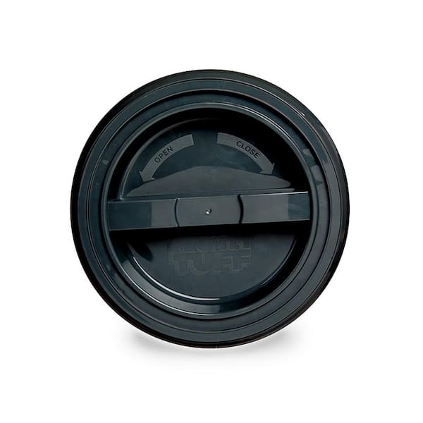 5 GAL Screw Top Lid in Black