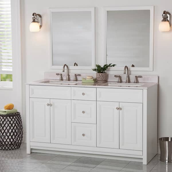 Brinkhill 26 in. W x 31 in. H Framed Wall Mirror in Sterling Gray Brinkhill 26 in. W x 31 in. H Framed Wall Mirror in Sterling Gray