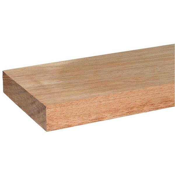 Alexandria Moulding Mahogany S4S Board (Common: 1 in. x 4 in. x R/L; Actual: 0.75 in. x 3.5 in. x R/L)