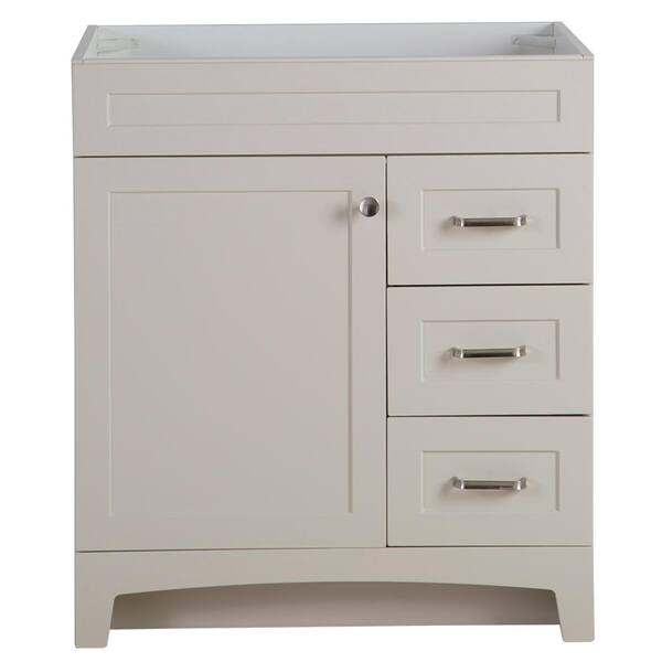 Home Decorators Collection Thornbriar 30 in. W x 21 in. D x 34 in. H Bathroom Vanity Cabinet Only in White