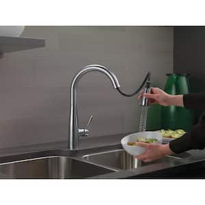 Essa Single-Handle Pull-Down Sprayer Kitchen Faucet with MagnaTite Docking in Arctic Stainless