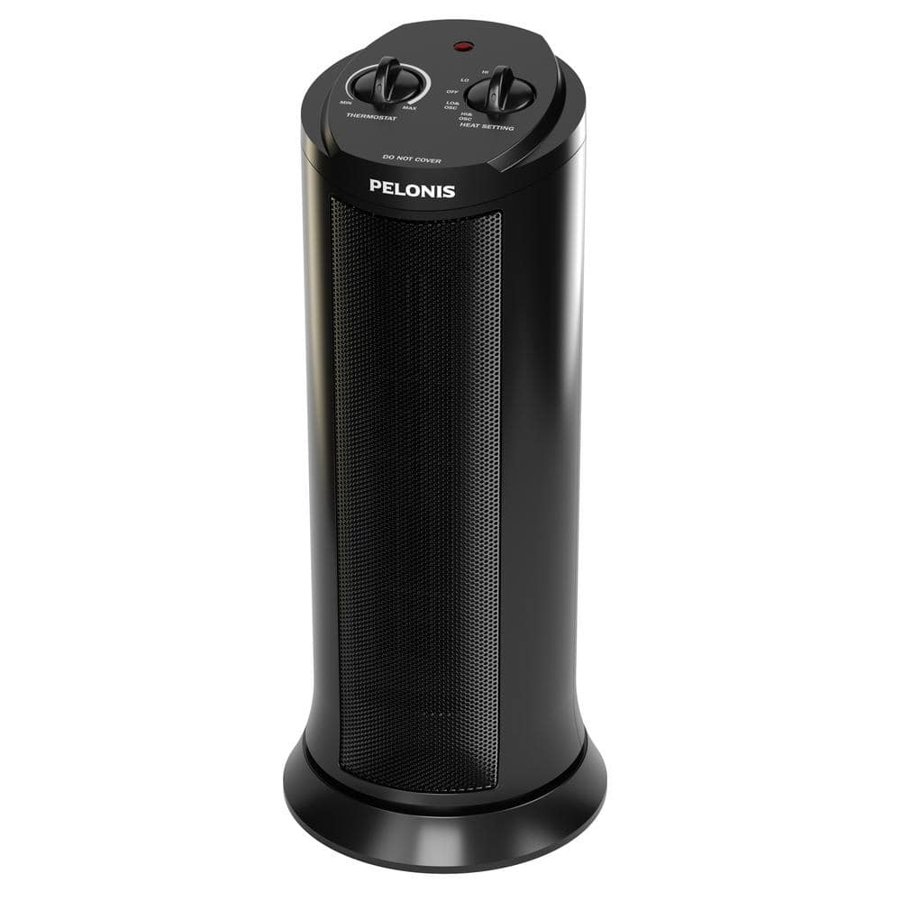 BLACK+DECKER Up to 1500-Watt Ceramic Tower Indoor Electric Space Heater  with Thermostat in the Electric Space Heaters department at