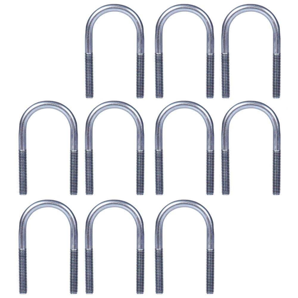 3 in. Light Duty Galvanized Steel U-Bolt Pipe Clamp with Hex Nuts (10-Pack) price history on PriceWatchPro