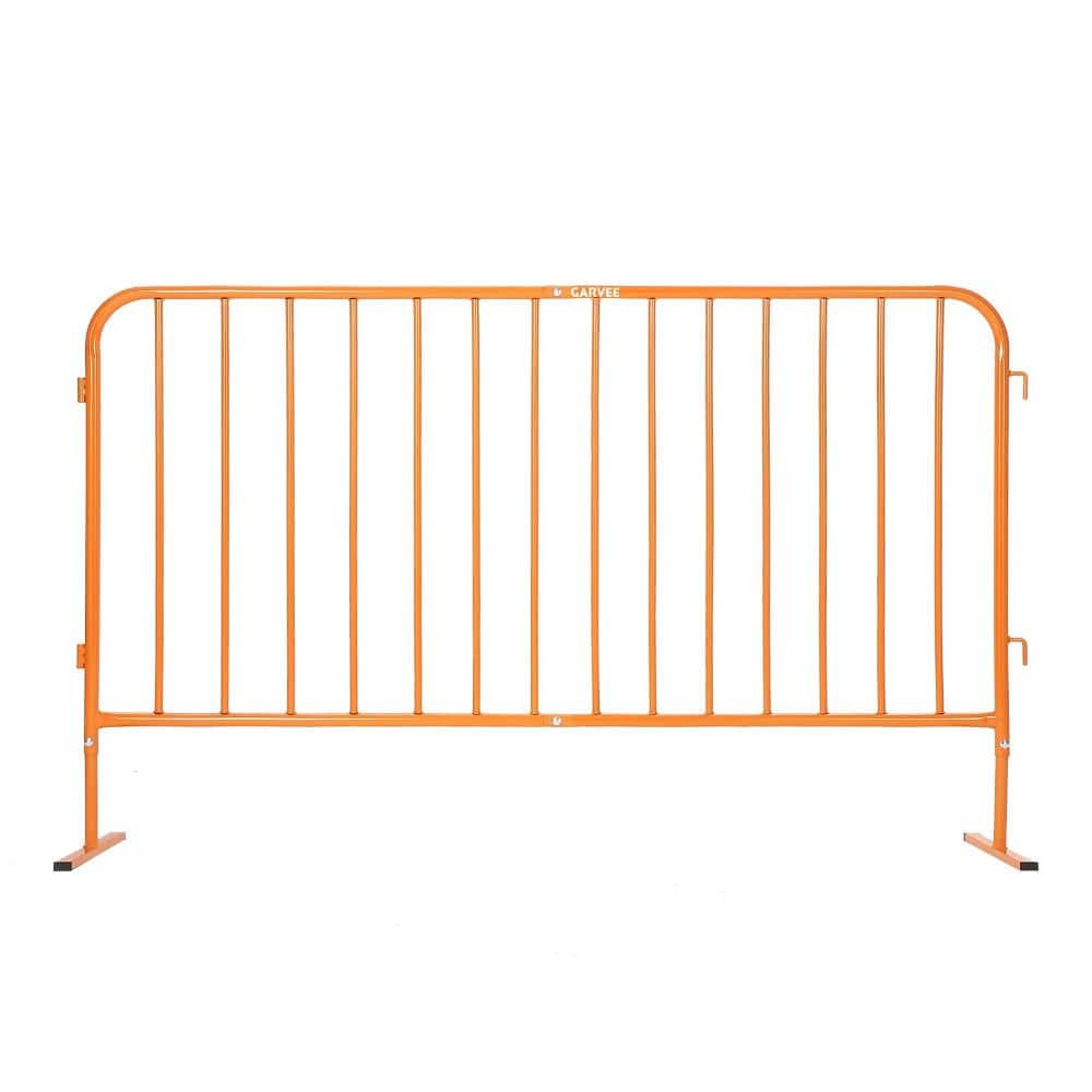 Heavy Duty 6.5 ft.Interlinked Steel Safety Barricade for Crowd Control, Events, Construction price history on PriceWatchPro