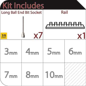 Long Ball End Bit Socket Set Metric (7-Piece)