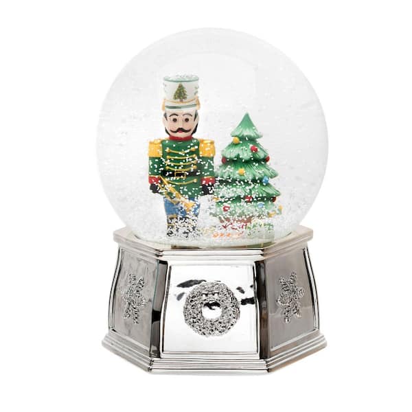 Lighted Holiday Nutcracker Water Globe