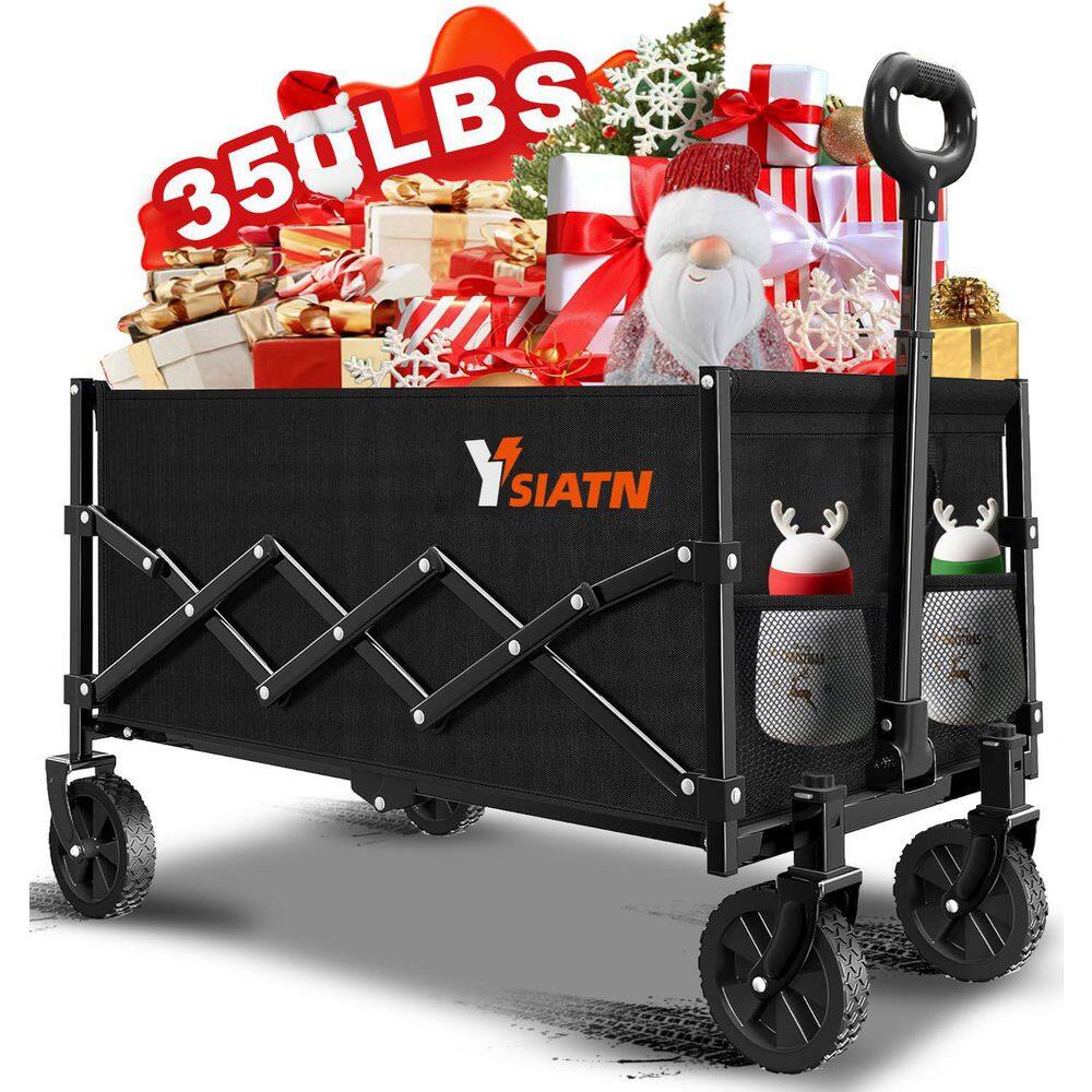 3.5 cu. ft. Foldable Metal Wagon Cart,350 lb. Capacity,Lightweight Portable Utility Cart for Garden,Camping,Beach,Sport price history on PriceWatchPro