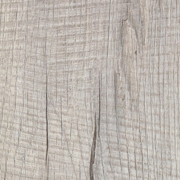 DuraDecor Take Home Sample - Polished Pro 6 in. W 20-mil Ashen Greige Glue-Down Luxury Vinyl Plank Flooring