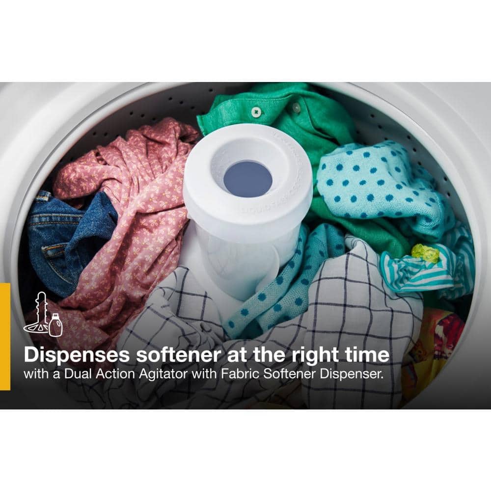 White Electric Stacked Laundry Center with 9 Wash Cycles