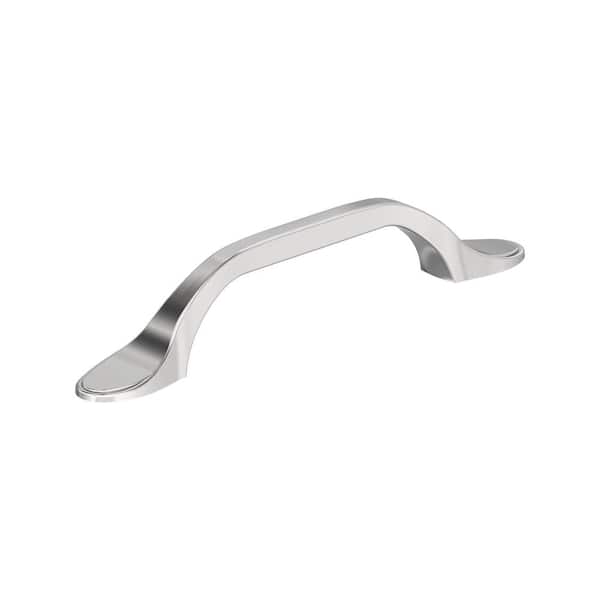 Amerock Ravino 3-3/4 in. (96mm) Classic Polished Chrome Arch Cabinet Pull