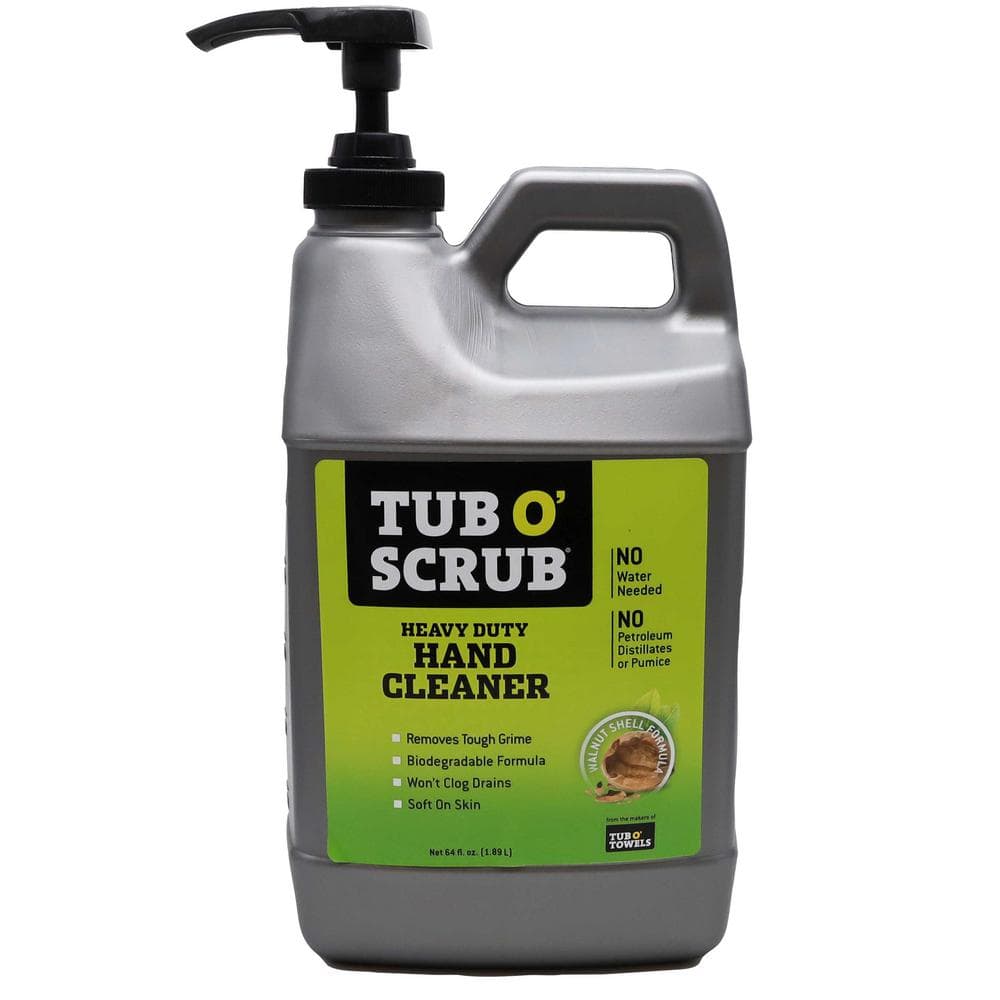TUB O' SCRUB 64 oz. Pump Heavy-Duty Hand Soap Cleaner TS64 - The Home Depot