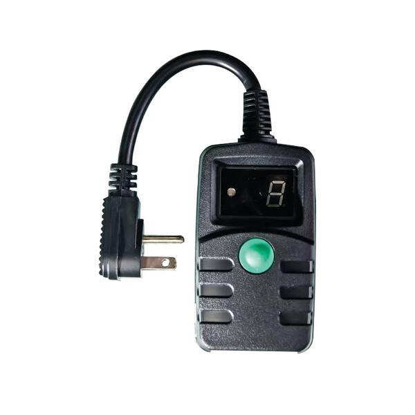 14/3 1-Outlet Digital Outdoor Timer, Black