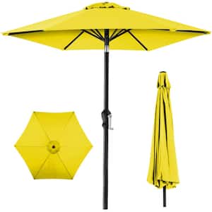 10 ft. Market Tilt Patio Umbrella in Yellow
