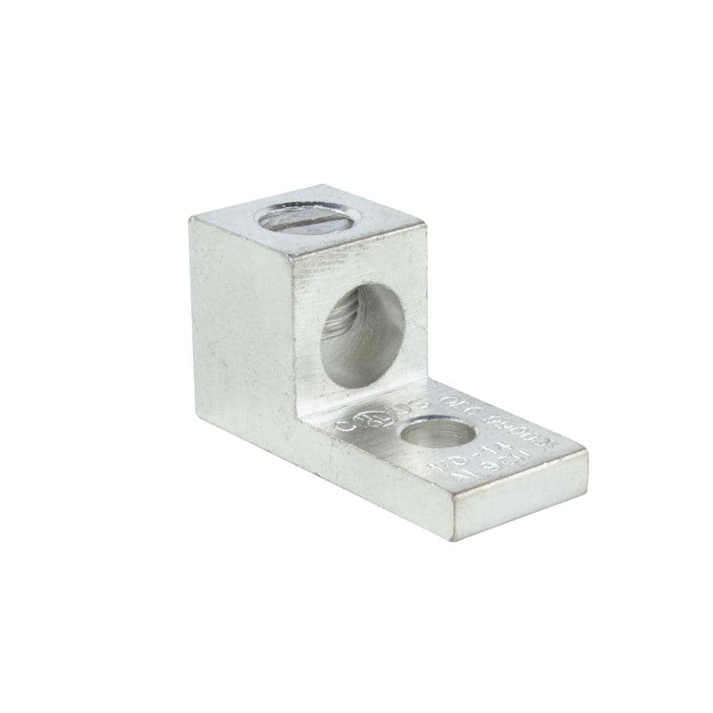14 AWG to 1/0 AWG Dual Rated Mechanical Lug with 1 Conductor and 1 Hole Mou