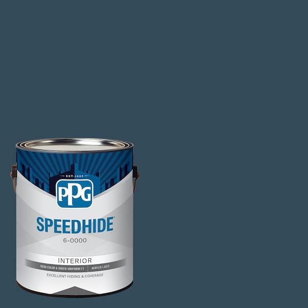 1 gal. PPG1153-7 Sailor's Coat Satin Interior Paint