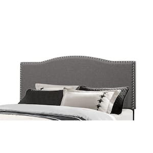 Kiley Gray Stone Full/Queen Headboard Upholstered Headboard with Frame