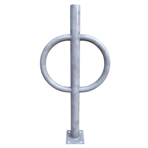 Dero Action Ring and Post Rack Galvanized Surface Mounted 2-Bike Rack
