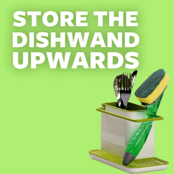 Refill Sponge Heads for Heavy-Duty Dishwand 2/Pack, Green