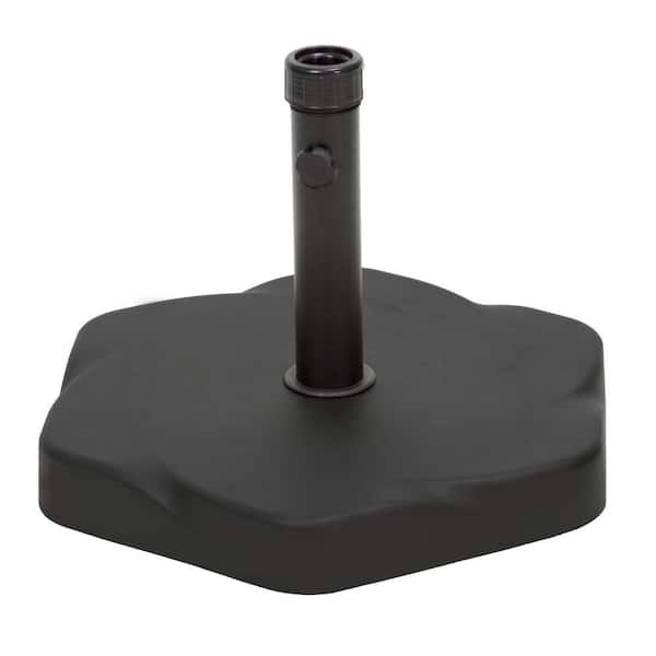 Unbranded Outdoor Novalty Shape Patio Umbrella Base in Black Market Heavy-Duty Umbrella Stand Base for Patio Outdoor Deck Garden
