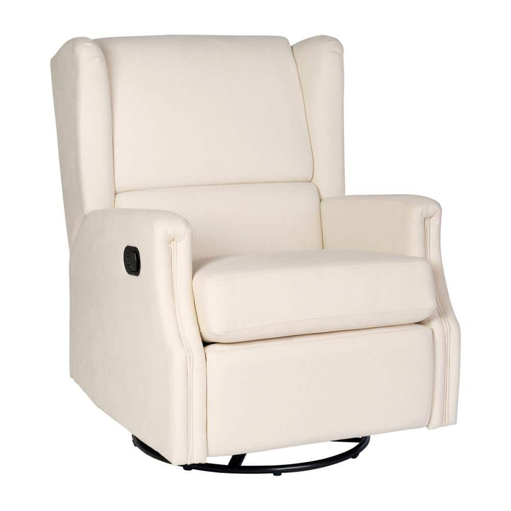 TAYLOR + LOGAN Cream Recliner