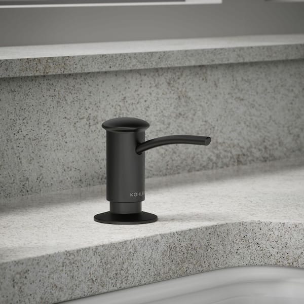 Contemporary Design Soap/Lotion Dispenser in Matte Black