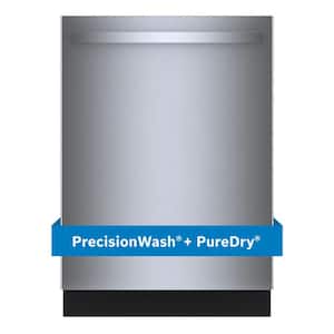 100 Series Premium 24 in. Stainless Steel Top Control Tall Tub Dishwasher with Hybrid Stainless Steel Tub, 46 dBA
